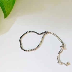 Gorgeous  silver with crystals bracelet